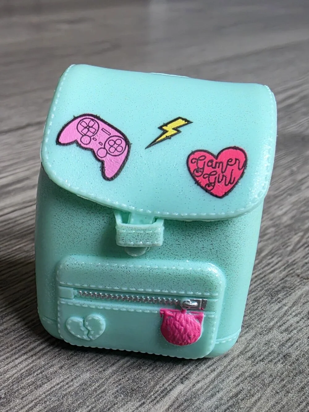 LOL Surprise Mini Backpack Mint Green 'Gamer Girl' Accessory, Used